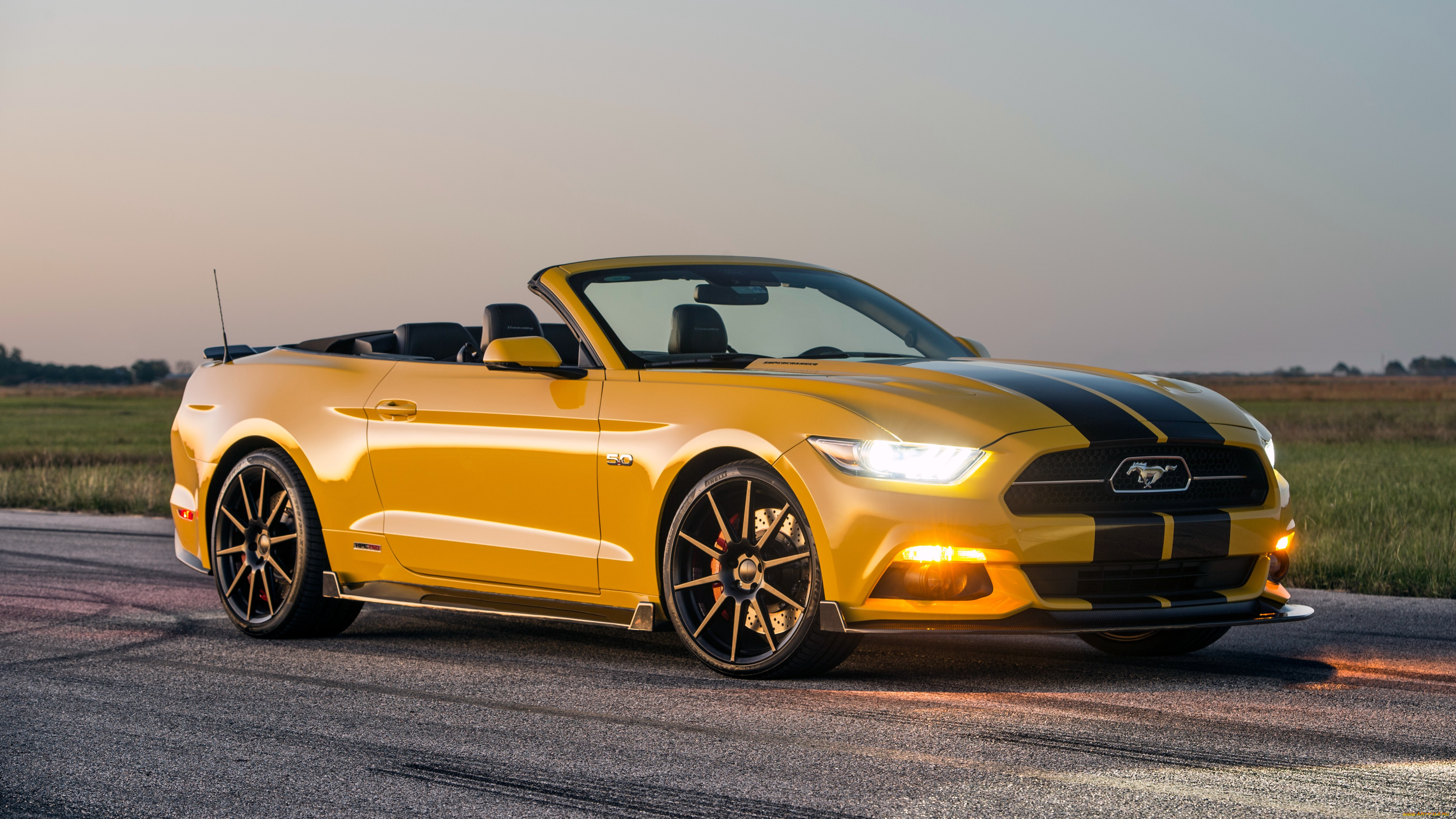 , mustang, 2016, hpe750, convertible, hennessey, gt, supercharged